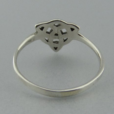 Zilveren Ring Keltische Triquetra  