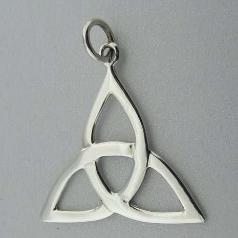 Zilveren Hanger Keltische Triquetra  