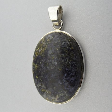 Zilveren Hanger Moss Agate  