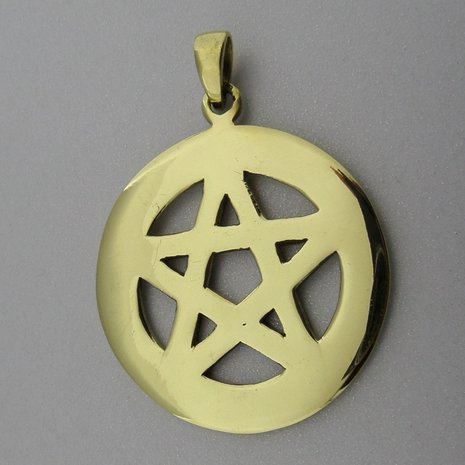 Bronzen Hanger Pentagram  