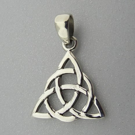 Zilveren Hanger Keltische Triquetra  