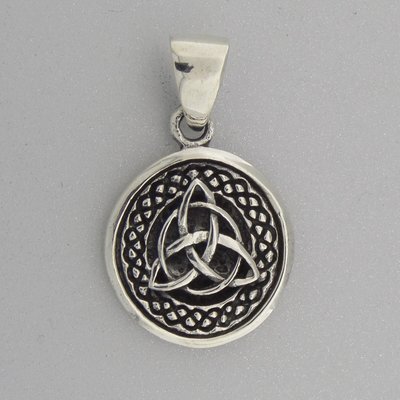 Zilveren Hanger Keltische Triquetra