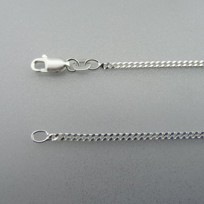 Zilveren Ketting gourmet 45 cm x 2 mm