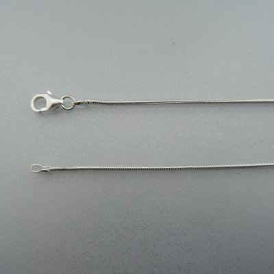 Zilveren Ketting Slang 45 cm