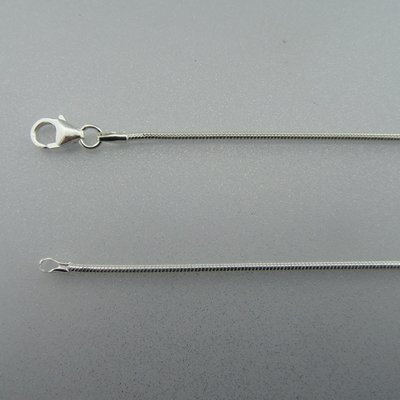 Zilveren Ketting Slang 50 cm