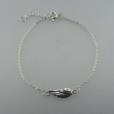Zilveren Armband Vleugel