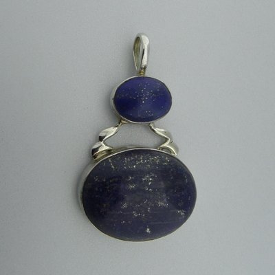 Zilveren Hanger Lapis Lazuli