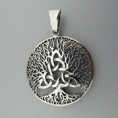 Zilveren Hanger Keltische Levensboom  ( tijdelijk niet leverbaar )