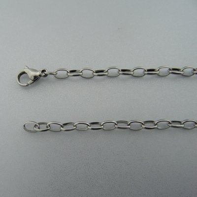 Edelstaal Ketting Schakel 100 cm