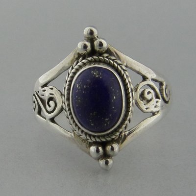 Zilveren Ring Lapis Lazuli