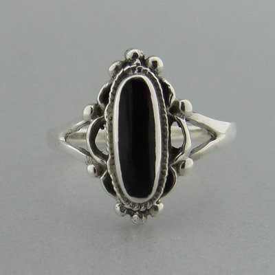 Zilveren Ring met Onyx