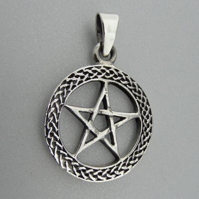 Zilveren Hanger Pentagram