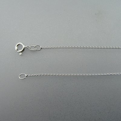 Zilveren Ketting Anker 45 cm