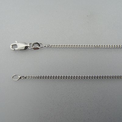 Zilveren Ketting Gourmet Gerhodineerd 42 cm  x 1,7 mm   ( tijdelijk niet leverbaar )