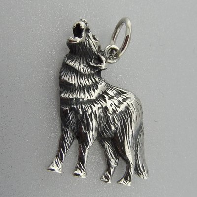 Zilveren Hanger Wolf