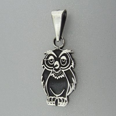 Zilveren Hanger Uil