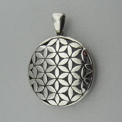 Zilveren Hanger Flower of Life