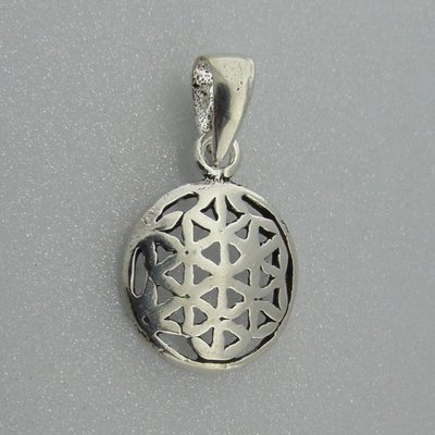 Zilveren Hanger Flower of Life