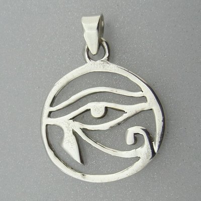 Zilveren Hanger Oog van Horus