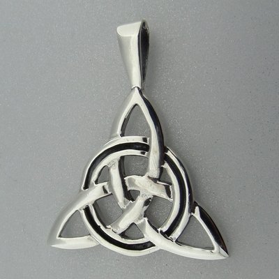 Zilveren Hanger Keltische Triquetra