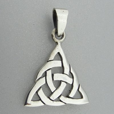 Zilveren Hanger Keltische Triquetra