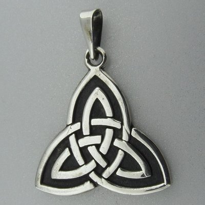 Zilveren Hanger Keltische Triquetra