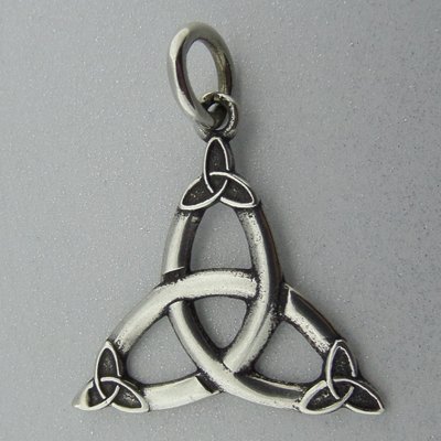 Zilveren Hanger Keltische Triquetra