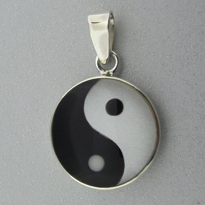 Zilveren Hanger Yin-Yang