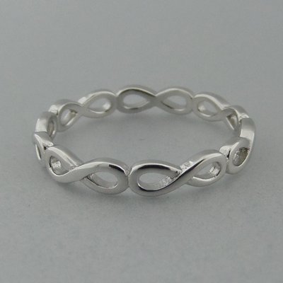 Zilveren Ring Infinity