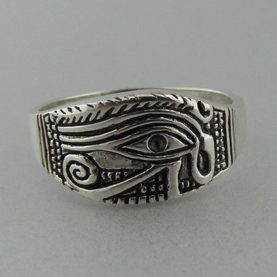 Zilveren Ring Oog van Horus