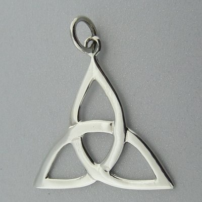 Zilveren Hanger Keltische Triquetra