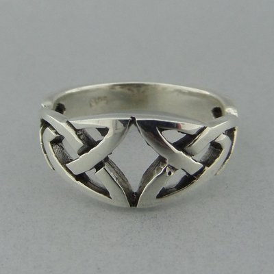 Zilveren Ring Keltische Triquetra
