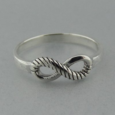 Zilveren Ring Infinity