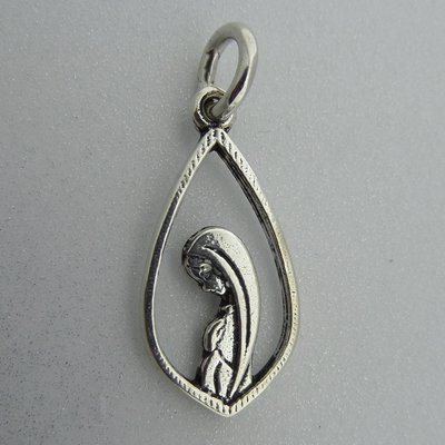 Zilveren Hanger Heilige Maagd Maria