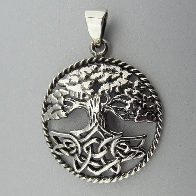 Zilveren Hanger Keltische Levensboom
