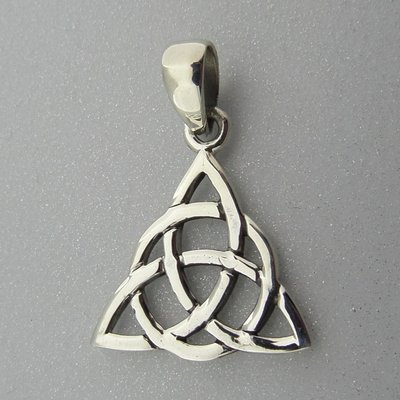 Zilveren Hanger Keltische Triquetra