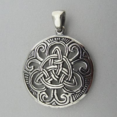 Zilveren Hanger Keltische Triquetra