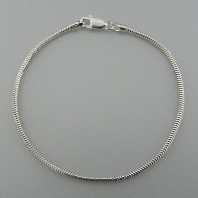 Zilveren Armband Slang 18 cm
