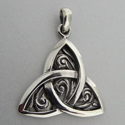 Zilveren Hanger Keltische Triquetra