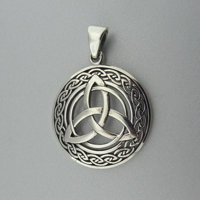 Zilveren Hanger Keltische Triquetra